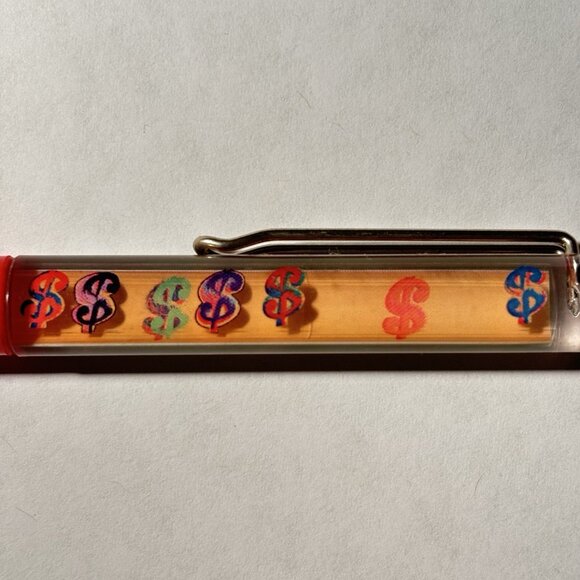 When I visited the Andy Warhol museum over the summer, I  Andy Warhol 15 Minutes Eternal Floaty Pen Mori Art Museum Japan Dollar Signs
